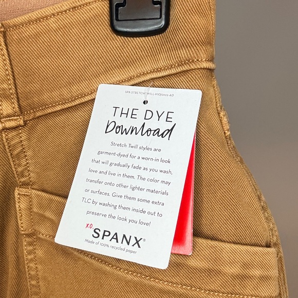 NWT SPANX stretch twill straight leg pant size small - Picture 2 of 7